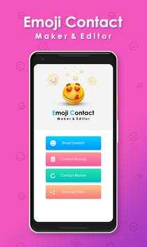 Emoji Contact Editor - Contact Emoji Maker 2020😘 screenshot 1