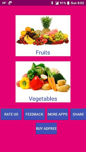 Learn Marathi Fruits and Vegetables Names скриншот 5