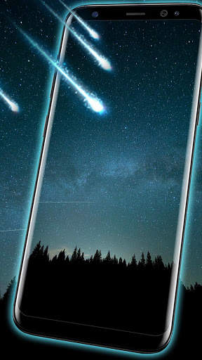 Starry Sky APUS Launcher live wallpaper screenshot 3