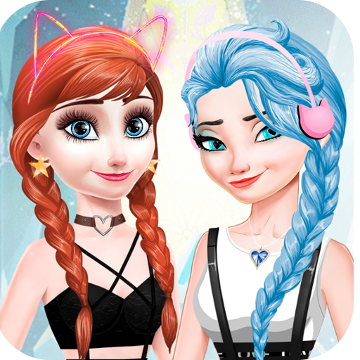 ❄️ Modern Sisters Dress Up Makeup icon