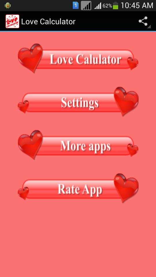 Love Calculator2 screenshot 1