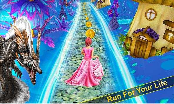 Temple Princess Run - Hungry Dragon Escape screenshot 1