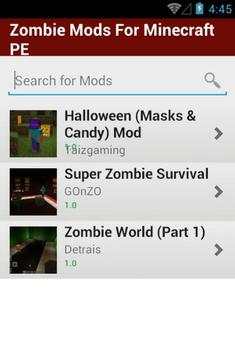 Zombie Mods For Minecraft PE screenshot 2