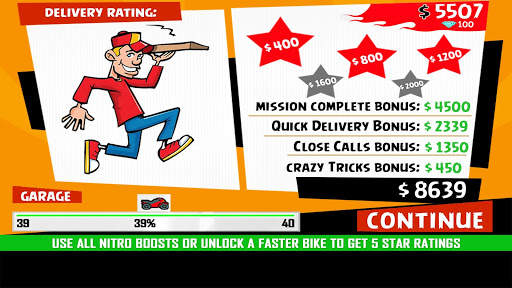 Pizza Delivery Bike Rider - 3D Racing screenshot 5