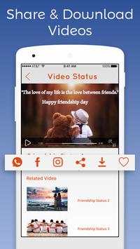 Friendship Video status screenshot 4