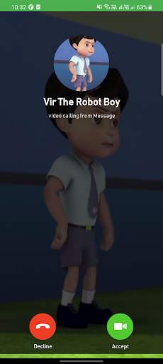 Vir The Robot Boy Video Call screenshot 2
