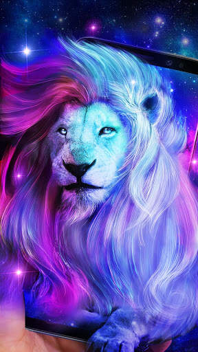 Neon Lion Live Wallpaper screenshot 2