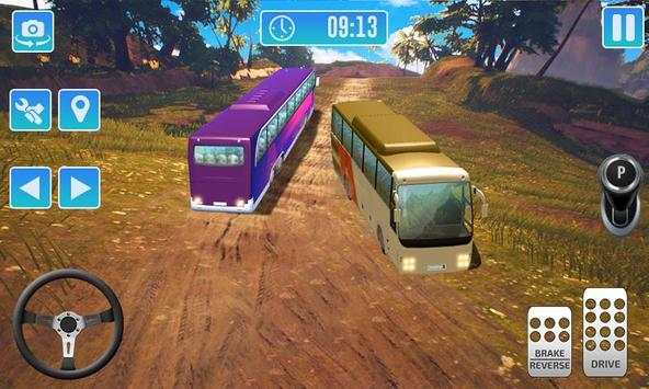 Bus Mountain Driving Simulator - Hill Climbing 3D screenshot 3