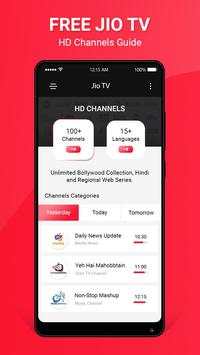 Free Jio TV Cricket HD Channels Guide screenshot 1