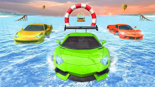 Water Surfer Car Simulator 3D screenshot 2