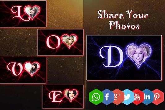 Lighting Text Photo Frame screenshot 6