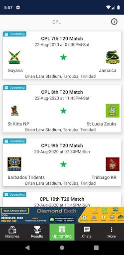 Cricket Premiere League - Cricket Live Line screenshot 5