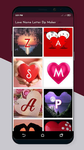 Love Name Letter DP Maker 2023 screenshot 2