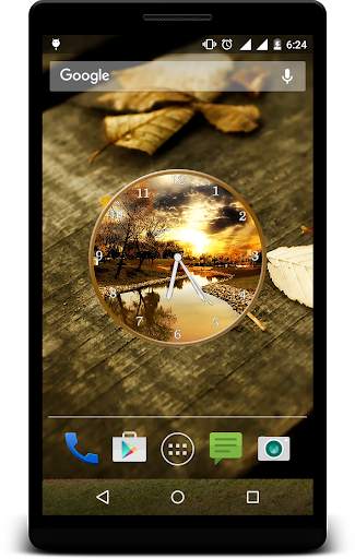Nature Clock Live Wallpaper screenshot 6