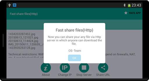 Fast share files(Http) screenshot 10