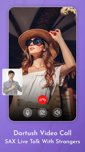 Dartush videocall - SAX Live Talk With Strangers screenshot 1