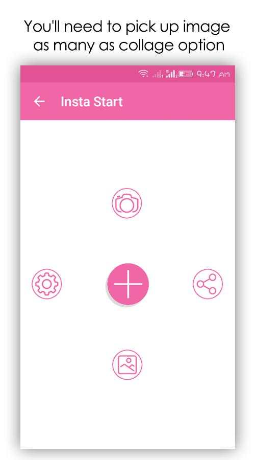 Insta Selfie Camera - Collage 2 تصوير الشاشة