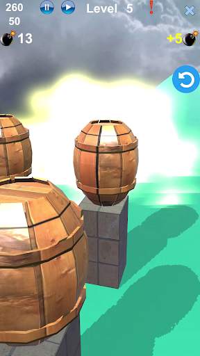 Angry Knock down Catapult Bomb screenshot 7
