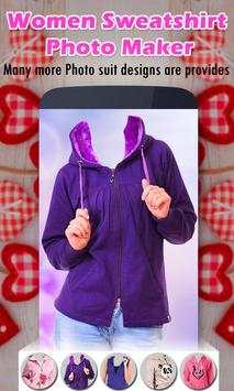 Women Sweatshirt Photo Maker screenshot 4