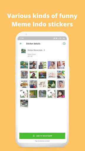 Sticker Meme Lucu Indo 2021 for WhatsApp screenshot 6