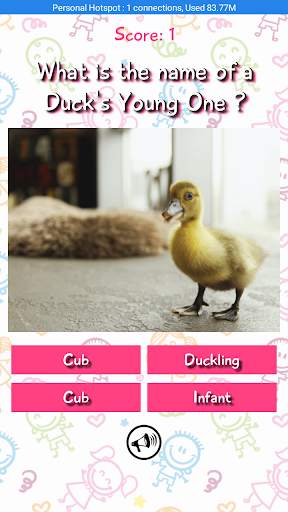 Learn Animal Young one Names скриншот 7