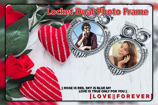 Locket Dual Photo Frame screenshot 2
