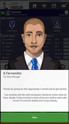 Club Soccer Director 2021 - So screenshot 4
