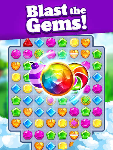 Gem & Jewel Blast Match 3 Game स्क्रीनशॉट 5