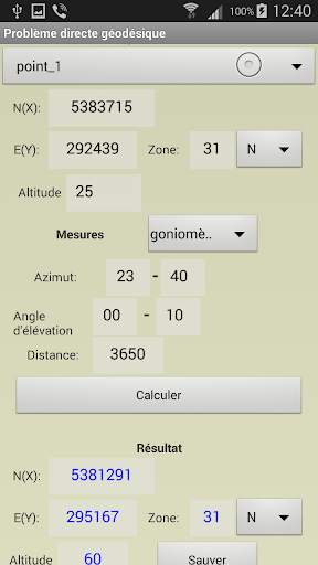 Topographie UTM screenshot 6