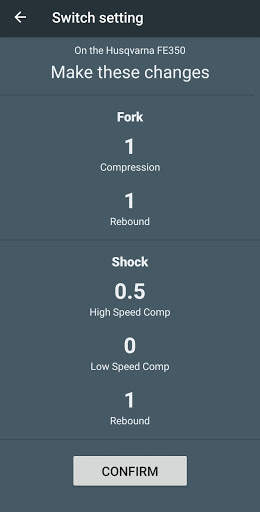 MX & Enduro Suspension Manager 5 تصوير الشاشة