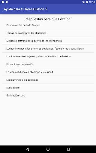 Ayuda para tu Tarea Historia 5 10 تصوير الشاشة