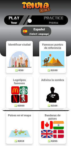 30in1 Trivia Game: en español screenshot 1