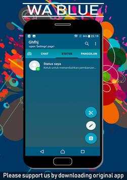 GB WA Warna Biru Terbaru screenshot 1