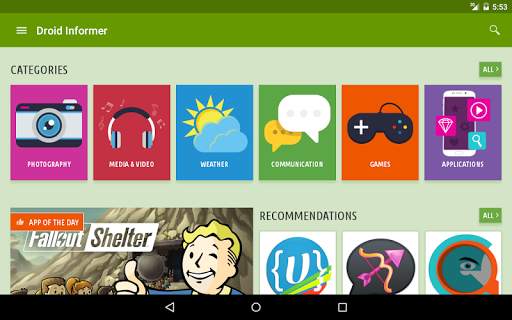 Droid Informer 8 تصوير الشاشة