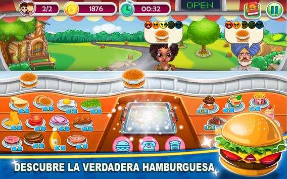 Chef Dash: Fast Food Truck Burger Maker Juego screenshot 1
