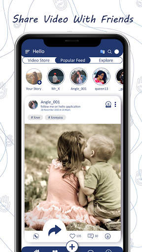 Hello - Video Status & Status Downloader 2021 screenshot 2