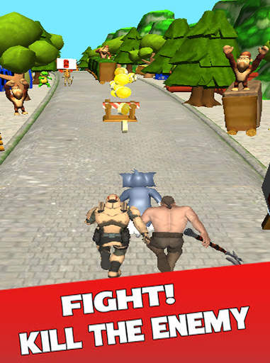 Tom and Mouse Rush Jungle Game Fast Subway Zoo Run screenshot 7