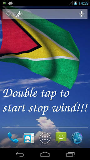 Guyana Flag Live Wallpaper screenshot 1