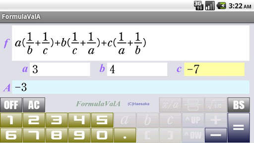 FormulaValA screenshot 7
