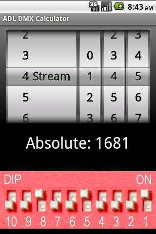 ADL DMX Calculator screenshot 1