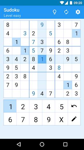 Sudoku screenshot 1
