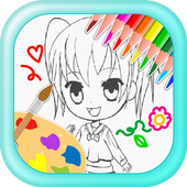 Coloring Anime Girls icon
