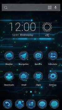 Laser Tech Theme screenshot 2