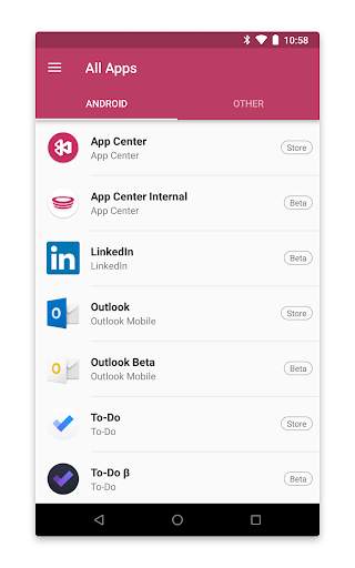 Visual Studio App Center screenshot 2