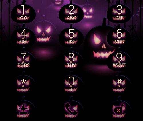 Dialer Halloween Pink Theme screenshot 8