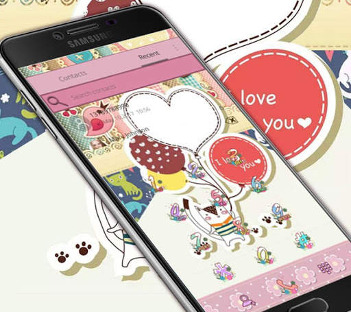 Pink wallpaper, small fox Tourism World Theme screenshot 5
