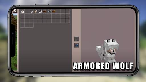Armored Wolf Mod Minecraft screenshot 3