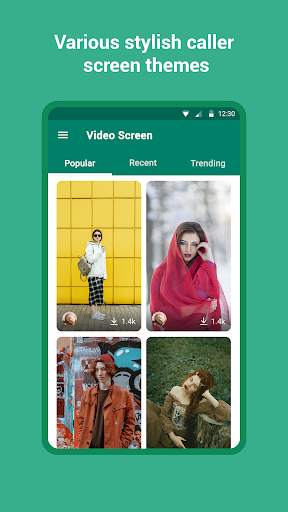 Color call screen for WhatsApp screenshot 4