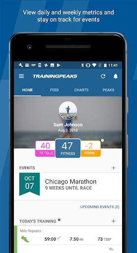 TrainingPeaks screenshot 1