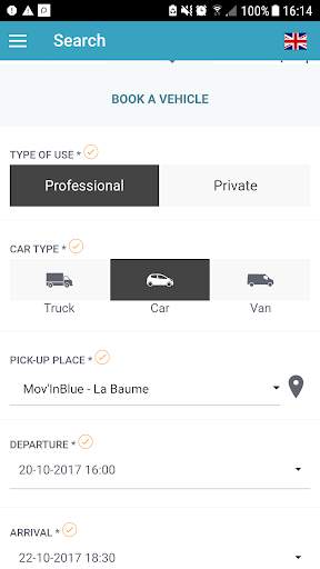 MovInBlue - smart mobility solution screenshot 1